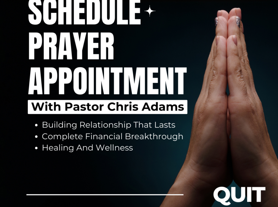 Schedule Prayer Appointment with Pastor Chris Adams, EPC Hybrid UK.